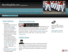 Tablet Screenshot of marchinglinks.com